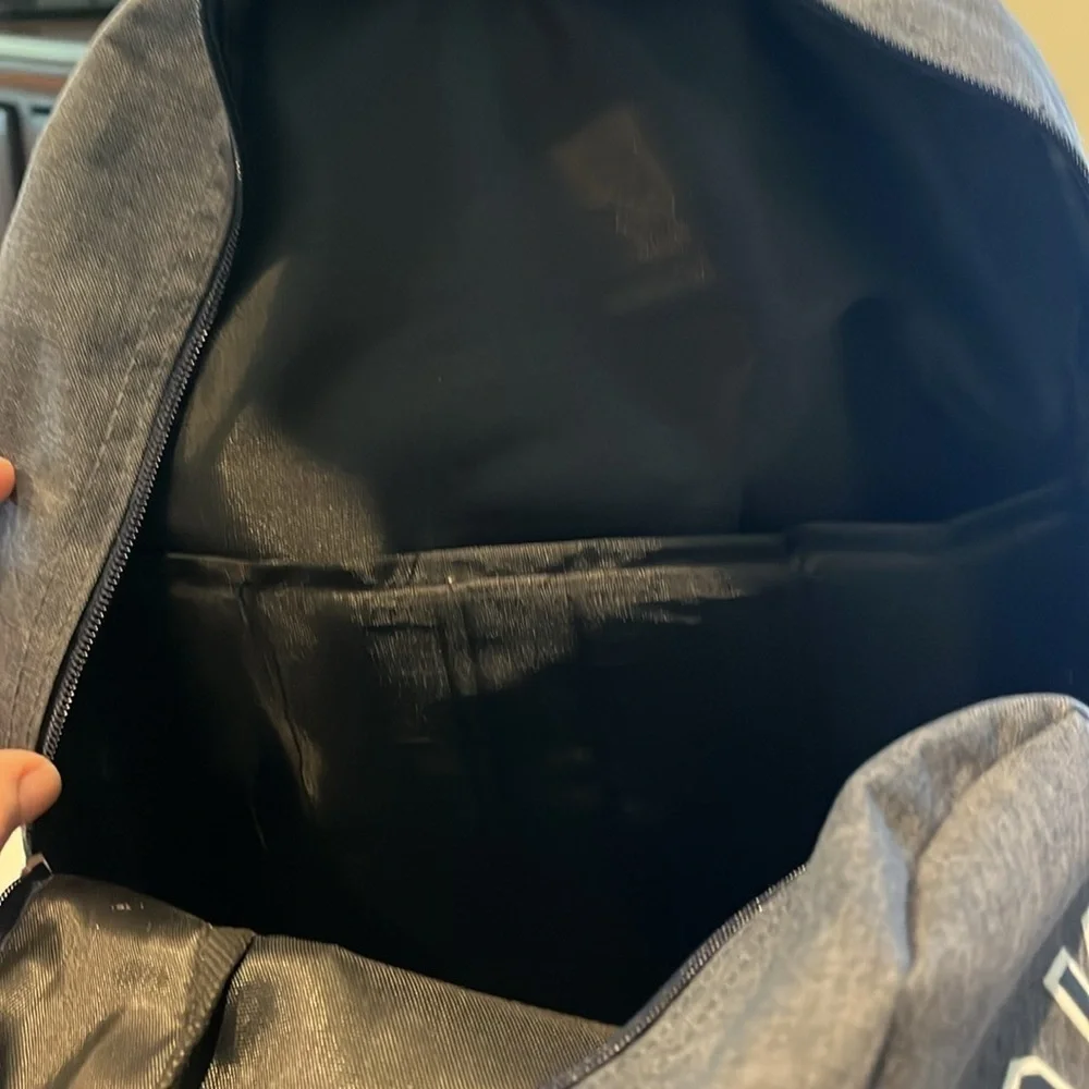 New York Yankees backpack.  MLB.  Baseball.  Dark grey